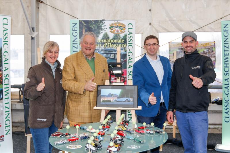 v. l. Alexandra Edinge, Johannes Hübner, Wolfgang Gauf, Jochen Nerpel